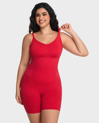 All-in-One Sculpting Bodysuit with Easy-Off Design