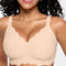 Soft Full Coverage Scalloped Wireless Jelly Bra