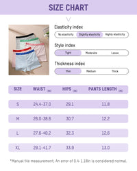 Striped Soft Breathable Boyshort Panties (5 Pack)