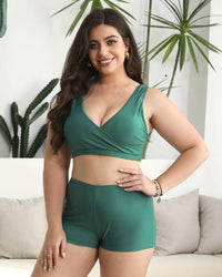 Built-in Bra Swim Romper